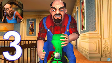 Scary Stranger 3D - Gameplay Walkthrough Part 3 A Wrong Direction Level (Android, iOS)