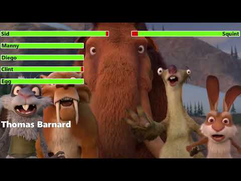 Ice Age: The Great Egg Scapade Final Battle with healthbars (Easter Special)