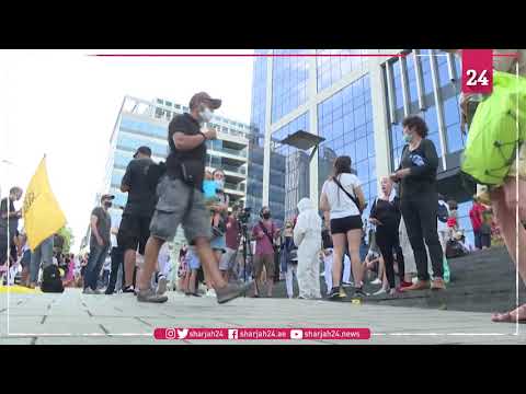 Anti-Covid restrictions demonstration in Brussels