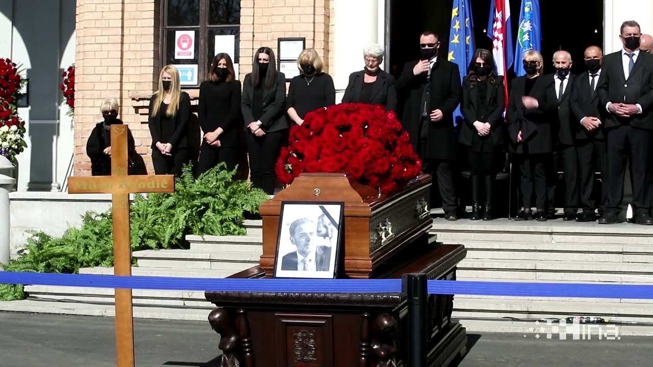 Posljednji ispraćaj Milana Bandića na Mirogoju