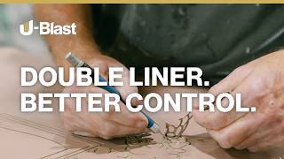 U-Blast 719 Series: Double Liner Stencil Built for Precision Sandblasting