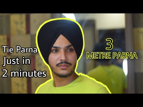 2 minute parna | v shape parna tutorial | Bir ramgarhia