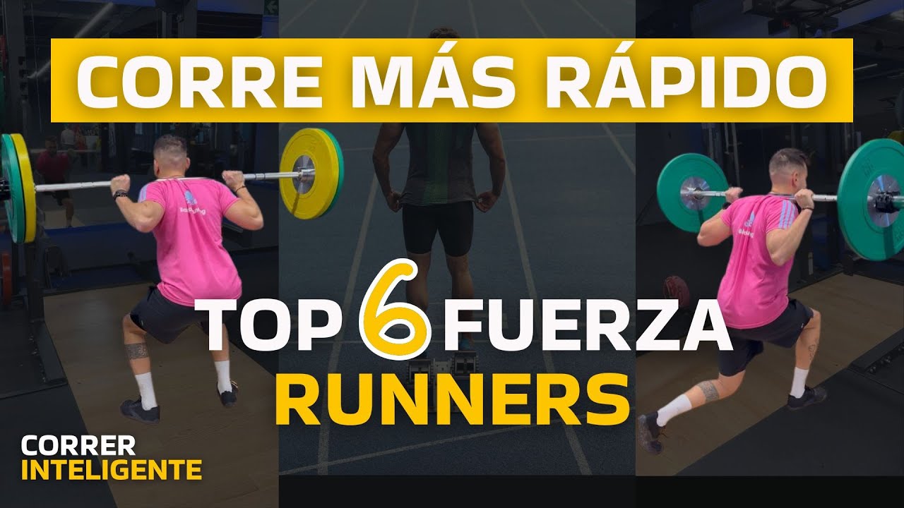 Los 6 EJERCICIOS que todo CORREDOR debería hacer en el GIMNASIO 🏃‍♂️