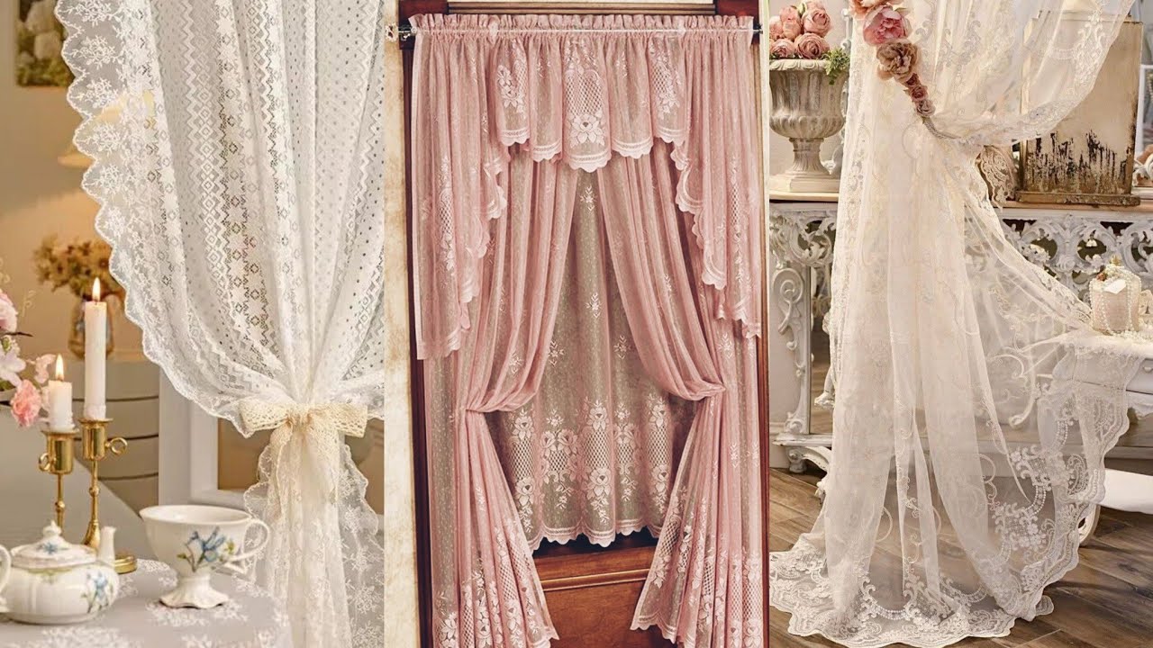 Секреты создания винтажных штор ✨ Элегантный декор в стиле шебби-шик и коттеджкор 🌷🦢