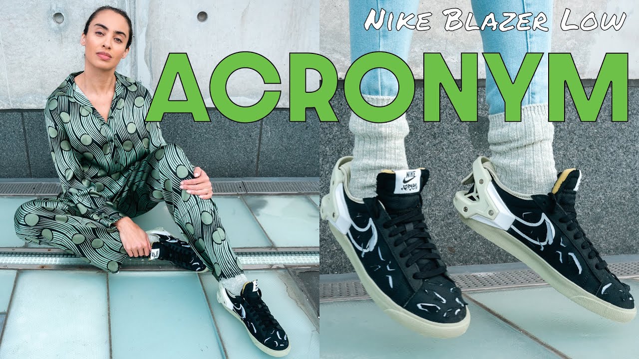 GIMMICK OR NOVELTY? ACRONYM x NIKE BLAZER LOW On Foot Review and How to  Style