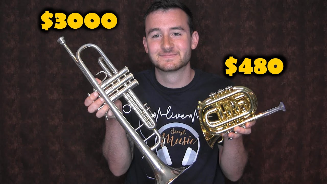 MINI POCKET TRUMPET vs My Professional Trumpet 