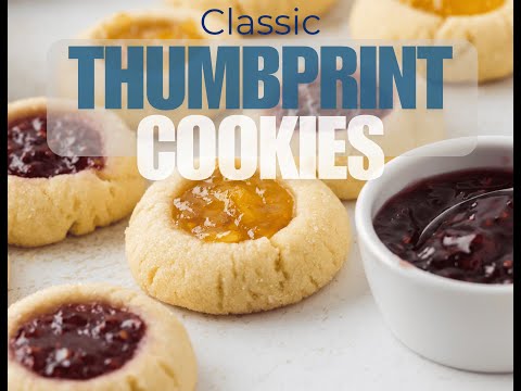 Classic Thumbprint Cookies: