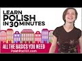 Learn polish in 30 minutes  all the basics you need