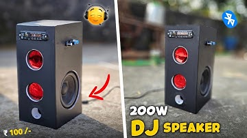How to make 200W DJ Speaker using A TPA3116D2 Amplifier board | Amplifier kaise banaye ghar par