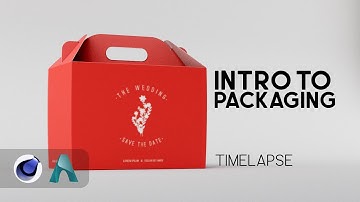 Intro to Packaging in C4D & Arnold (Timelapse)