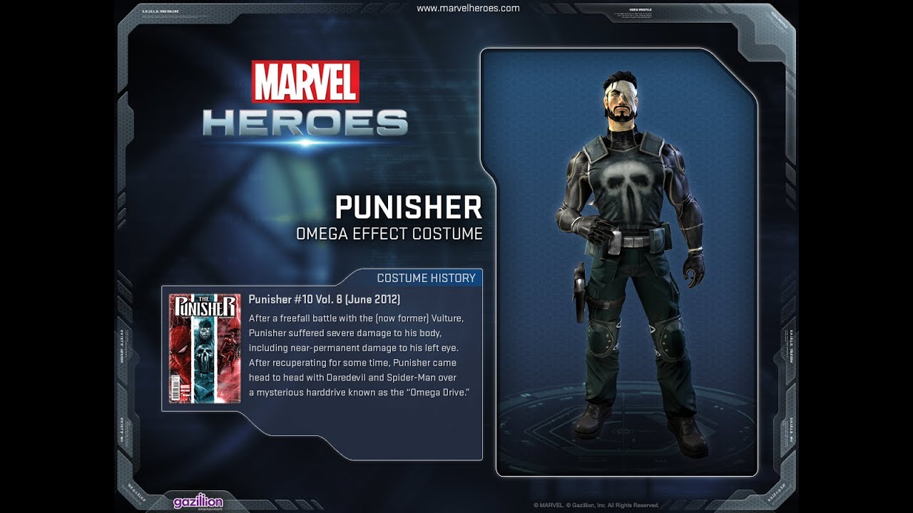 Marvel Heroes 2016 Punisher Omega Effect