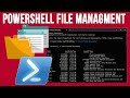 Introduction to Managing your Files and Folders with PowerShell