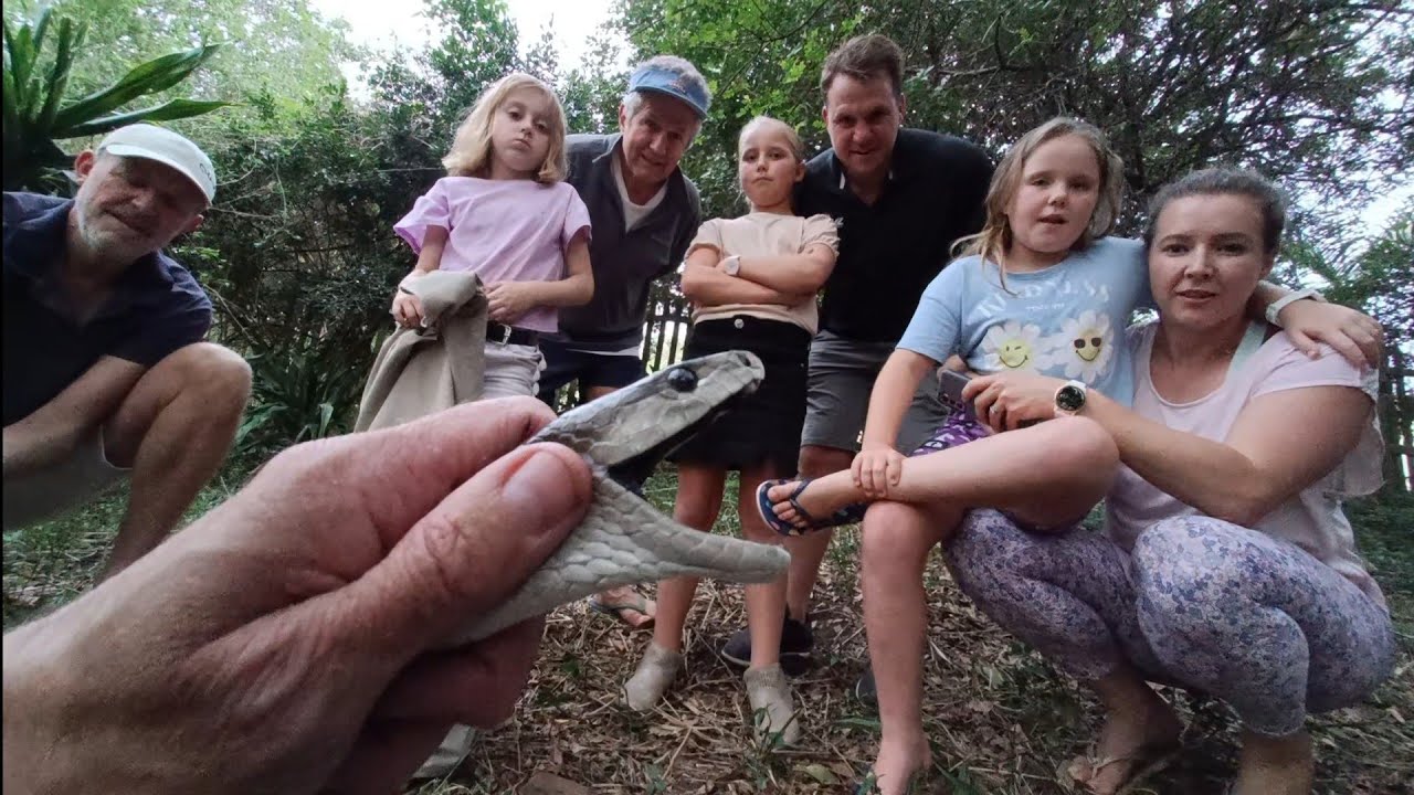 BLACK MAMBA played hide and seek with me!