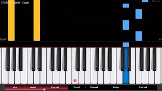 George Michael - Careless Whisper - EASY Piano Tutorial - How to play Careless Whisper chords