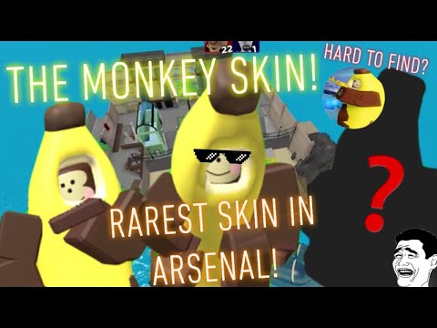MONKEY SKIN IN ARSENAL! HOW TO GET THE MONKEY SKIN IN ARSENAL! | ROBLOX