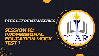 PTEC LET Review Session 10  Professional Education Mock Test 1 by NQESH (Principal's Test) & LET Review from PTEC 111 views 6 months ago 27 minutes
