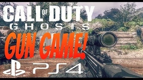 PS4 Call Of Duty Ghosts - GUN GAME "New game mode"