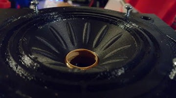 FD61 - 3D Printed Speaker Driver - P24 Excursion Video