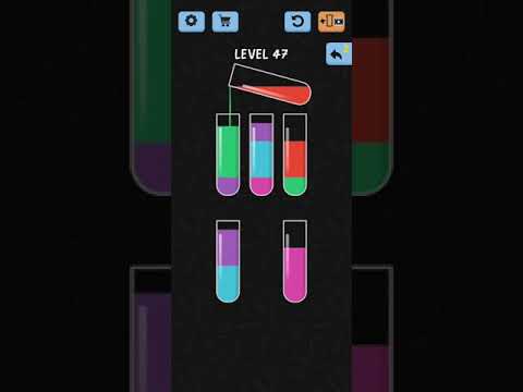 Water Color Sort Level 47 Walkthrough Solution iOS/Android