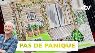 Pas de panique : Dans un immeuble, une pergola pour produire de l'ombre - Silence, ça pousse ! 22.10