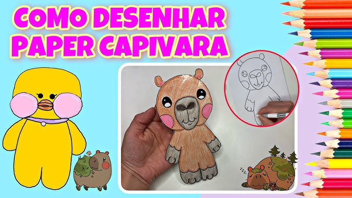 COMO DESENHAR UMA CAPIVARA (Desenho Fácil) com a Dai Oliveira