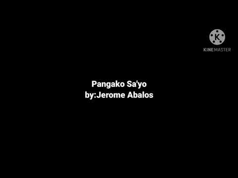 Pangako Sa Yo Jerome Abalos HQ AUDIO W LYRICS