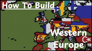 How To Build A Mini Scale World Map pt.1 Western Europe