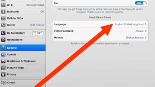 How to change Siri language on iPad iOS 6 to French (France). WWW.I-L.CO screenshot 3