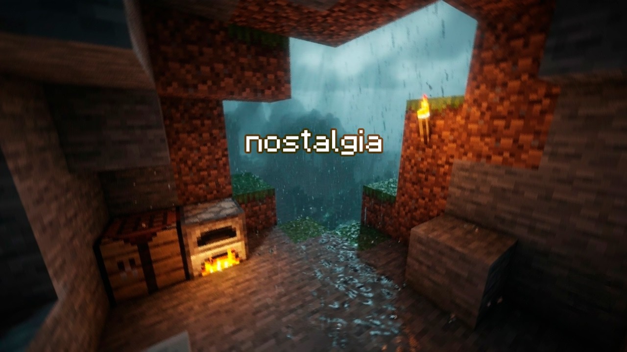 this one hits hard, it's raining out there | minecraft C418 w/ rain for sleep