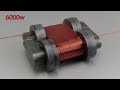 I make 240v electric generator from copper magnet and TV transformer