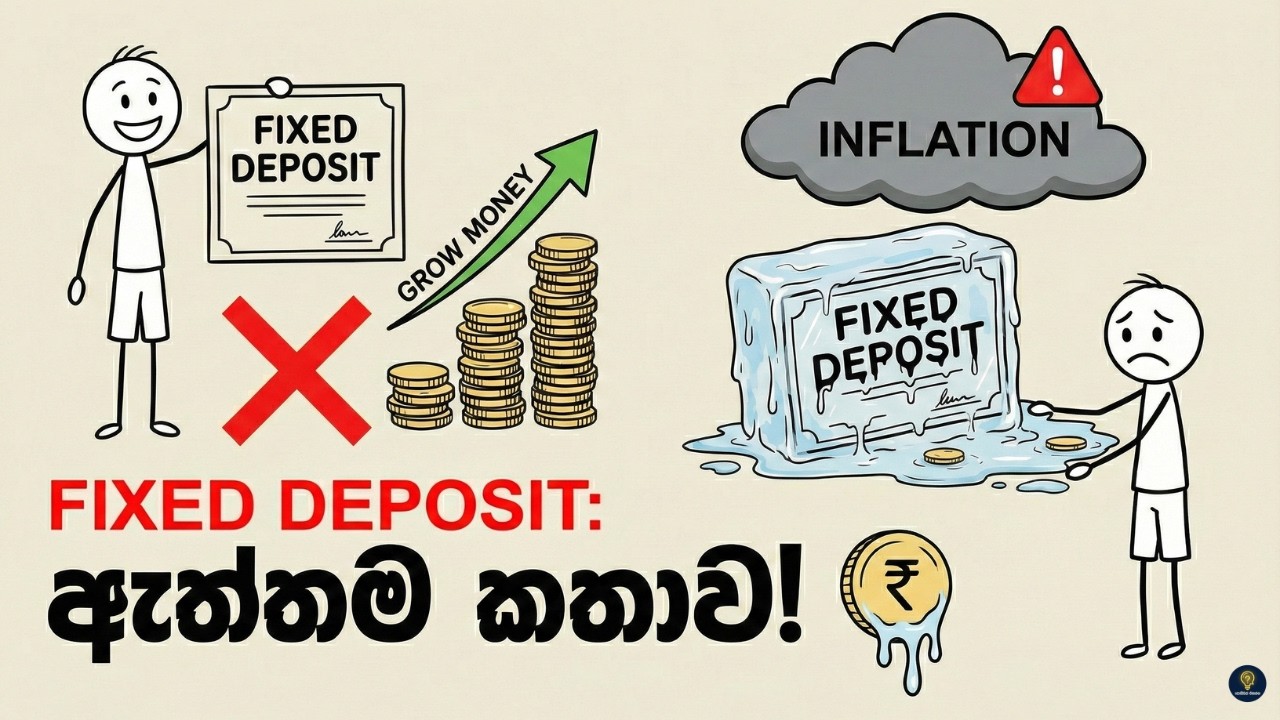 Fixed Deposit දාන එක පාඩුද? ඔබේ සල්ලි හොරෙන් දියවෙන හැටි! | The Truth About Fixed Deposits