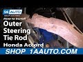 How to Replace Tie Rod 1994-97 Honda Accord