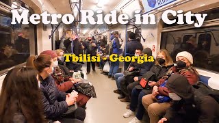 Metro Ride in City - Tbilisi - Georgia 🇬🇪