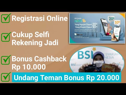 Event terbaru 2022 bank syariah indonesia ( BSI )  | Bonus cashback 20 ribu dan 10 ribu