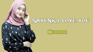 lirik lagu sayuk i love you #trending #lagupopuler #liriklagu