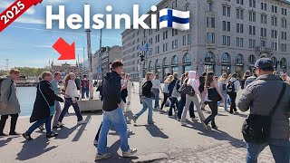 🇫🇮FINLAND 2025 Helsinki SUMMER Walk☀️🌊 - Uspenki Cathedral to Market Square & Historic Market Hall