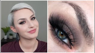 MAC PAINT POTS: Peach and Brown Smokey Eye | JustEnufEyes