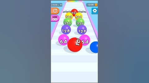 Rolling Ball 2048 #androidgame #iosgameplay #shorts