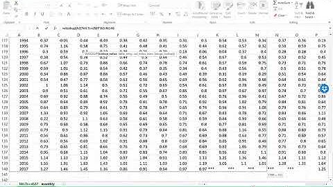 From Matrix to vector in EXCEL