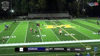 Mt. Vernon Rams Football at Marion Wildcats - 2023