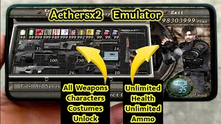 Resident evil 4 aethersx2 emulator cheat codes | Resident evil 4 aethersx2 everything unlock screenshot 5