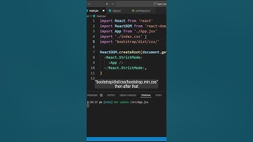 How to Install Bootstrap In React JS #reactjs #bootstrap #css