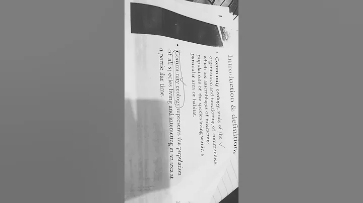 community ecology definition 👌🖕