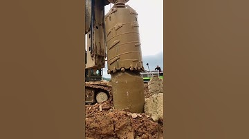 Rotary drilling machine output process