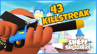 Crazy killstreak using the 2019 Crackshot | Shell Shockers