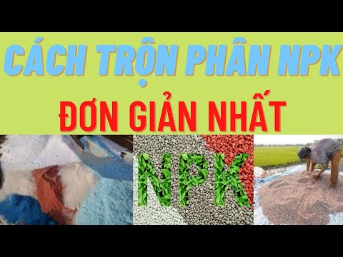 Video: Thiết bị quay phân trộn - Cách xây dựng thiết bị quay phân trộn