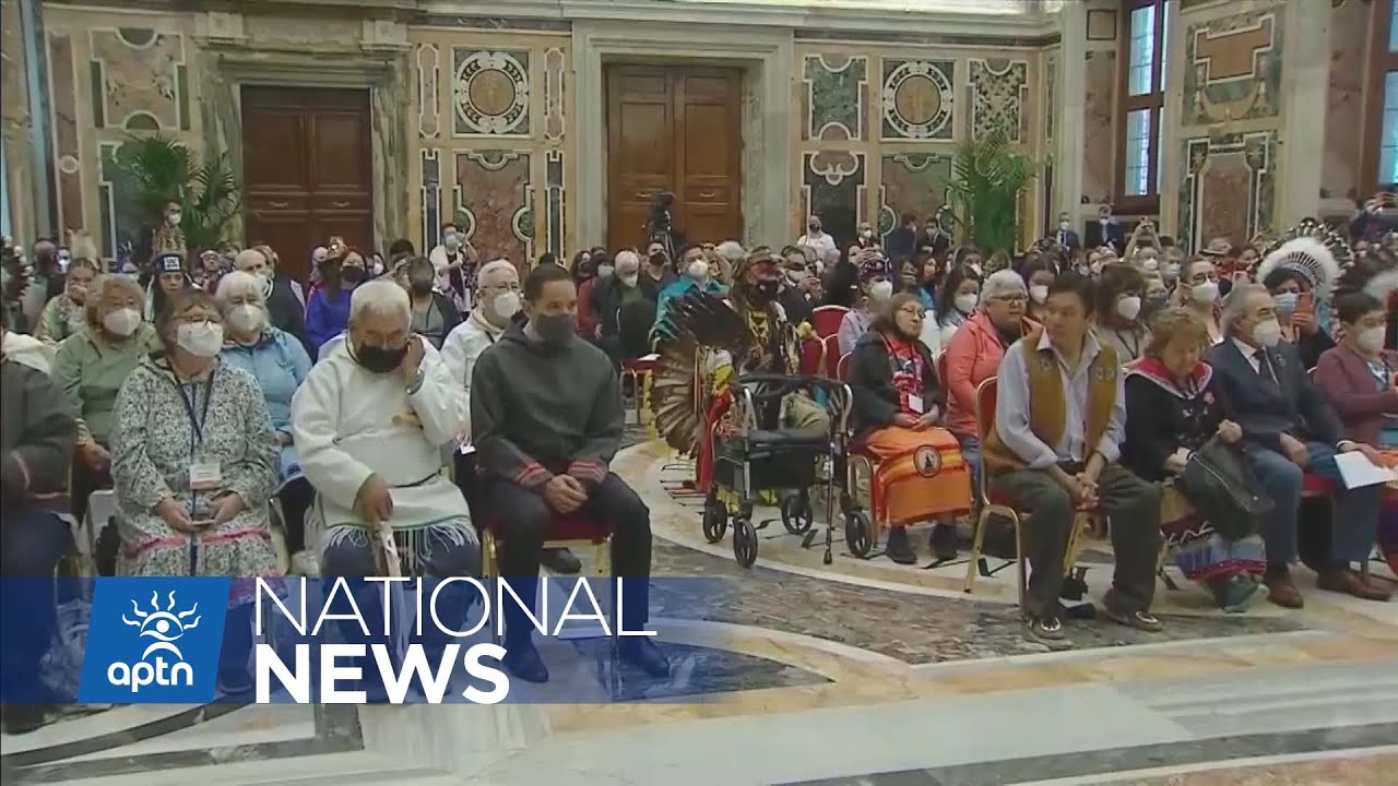 Indigenous leaders react to apology from Pope Francis | APTN News - YouTube