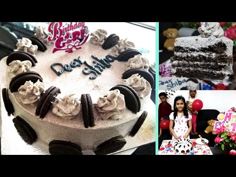 Oreo cake recipe | Birthday cake cutting
