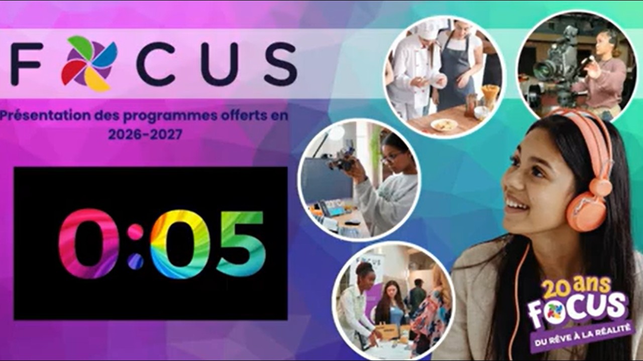 Présentation pour les élèves des programmes FOCUS (2026-2027)