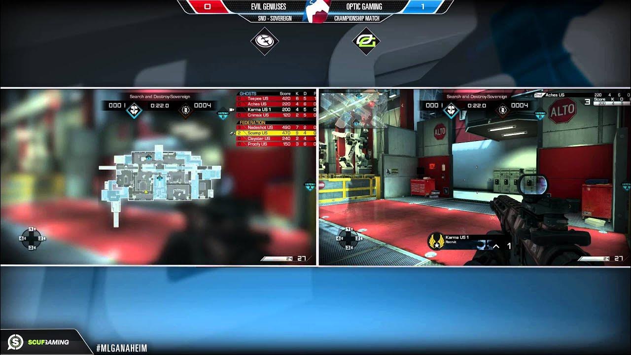 Evil Geniuses vs OpTic Gaming Game 2 Series 1 Championship Match MLGAnaheim YouTube